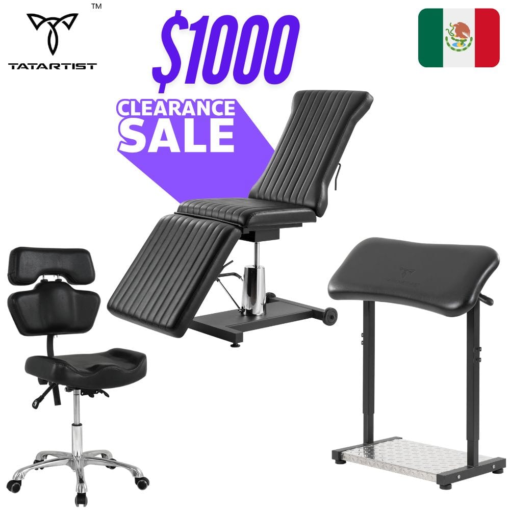 【Mexico】Clearance sale TA-TC-12 hydraulic tattoo bed combo