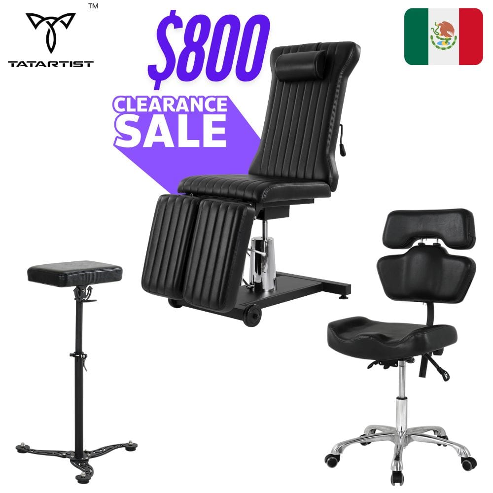 【Mexico】Clearance sale TA-TC-11 hydraulic tattoo chair combo