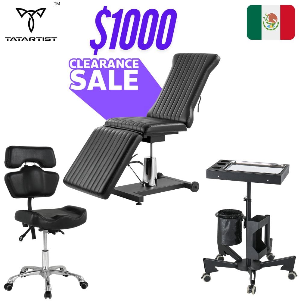 【Mexico】Clearance sale TA-TC-12 hydraulic tattoo bed combo