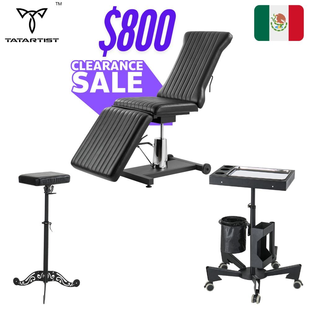 【Mexico】Clearance sale TA-TC-12 hydraulic tattoo bed combo