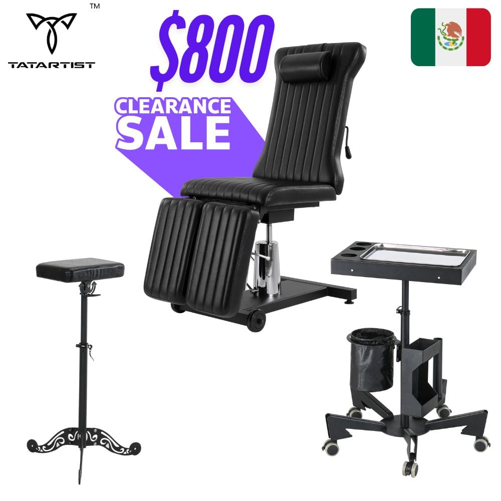 【Mexico】Clearance sale TA-TC-11 hydraulic tattoo chair combo