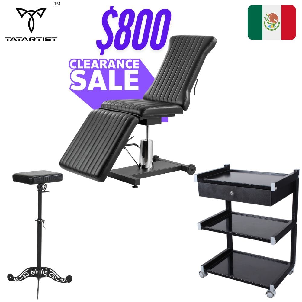 【Mexico】Clearance sale TA-TC-12 hydraulic tattoo bed combo