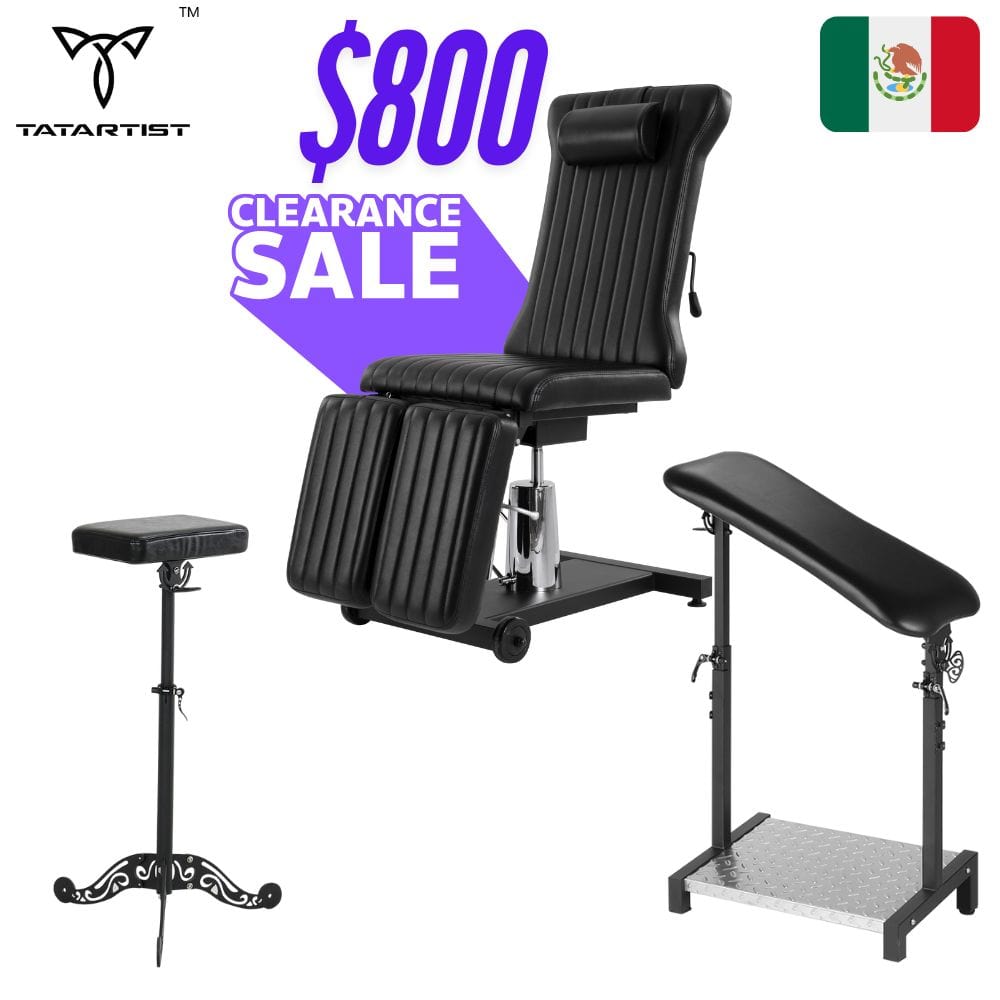 【Mexico】Clearance sale TA-TC-11 hydraulic tattoo chair combo