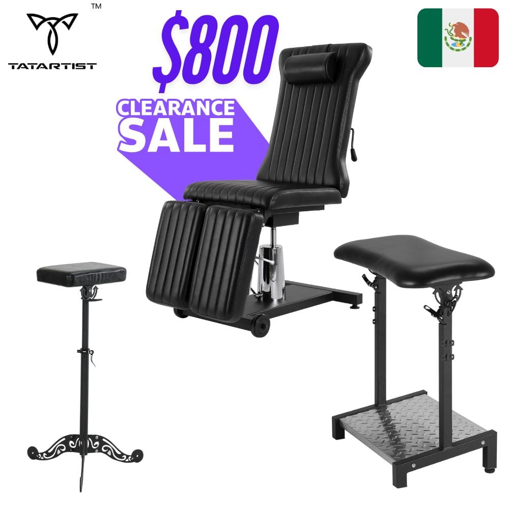 【Mexico】Clearance sale TA-TC-11 hydraulic tattoo chair combo