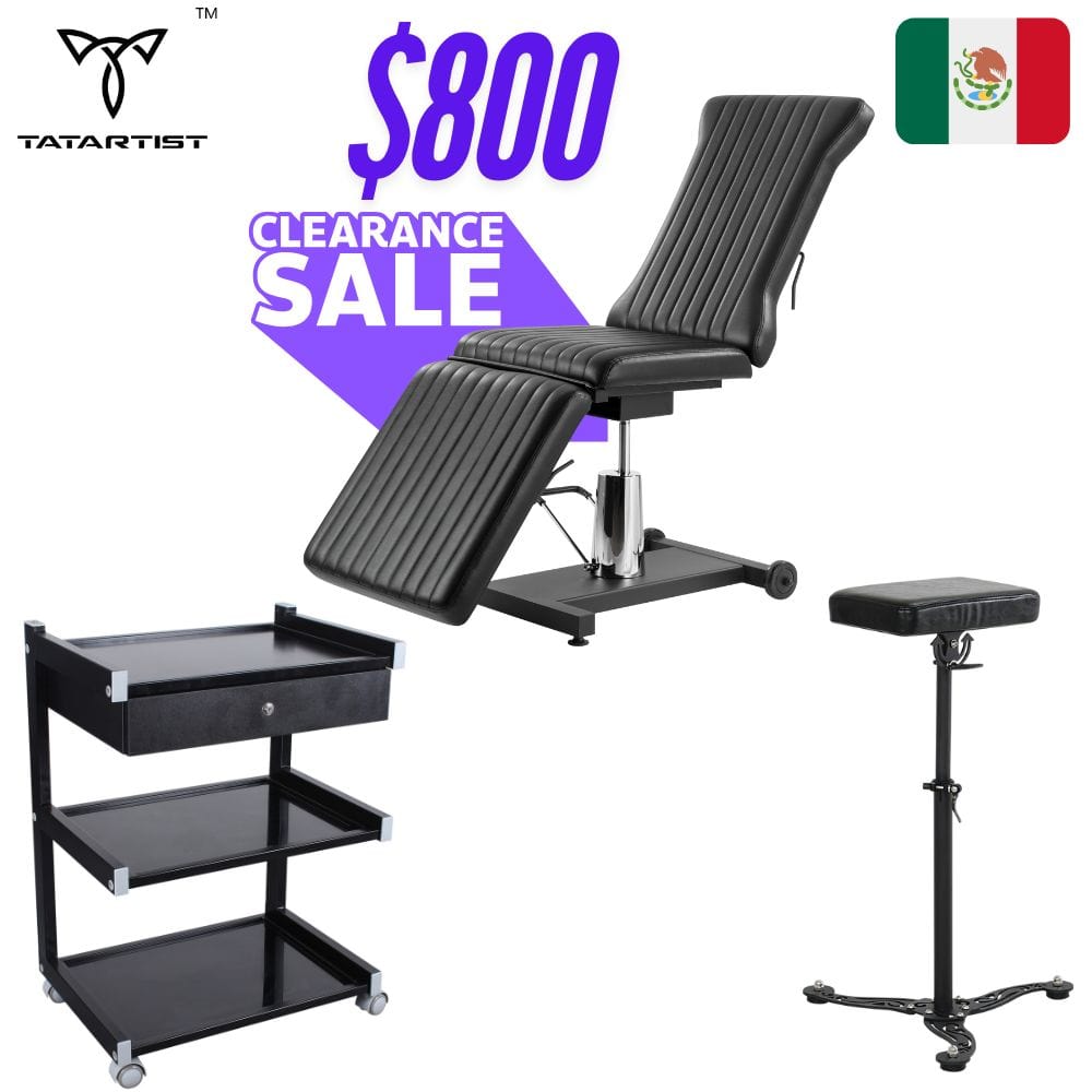 【Mexico】Clearance sale TA-TC-12 hydraulic tattoo bed combo