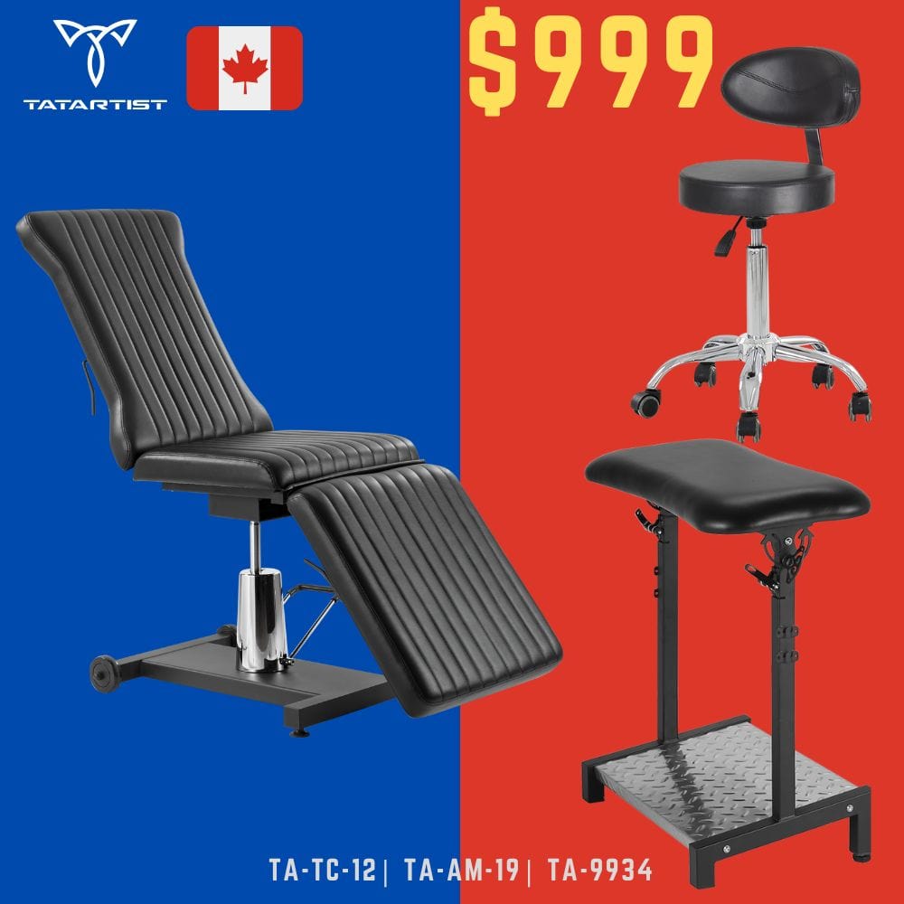 【CA】Tattoo Studio Hydraulic tattoo guest chair Furniture Packages