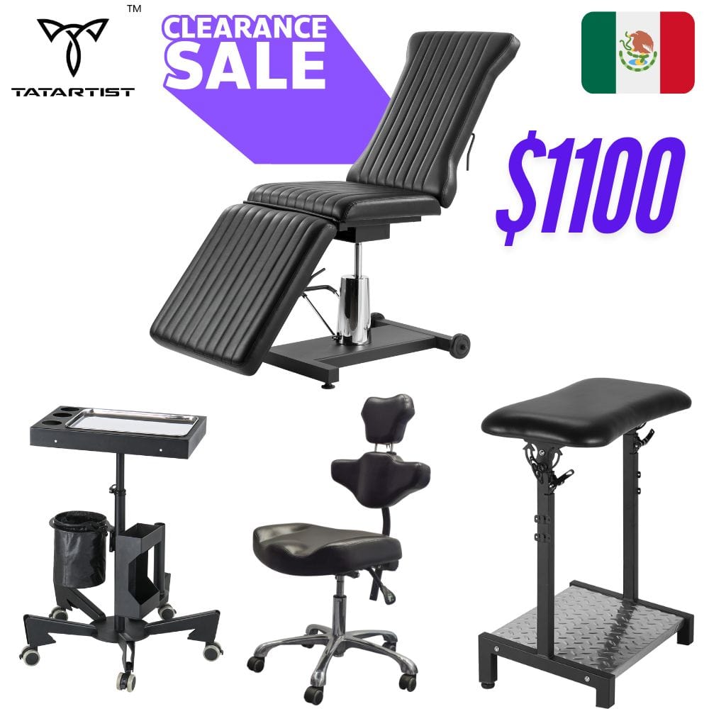 【Mexico】Clearance sale TA-TC-12 hydraulic tattoo bed combo