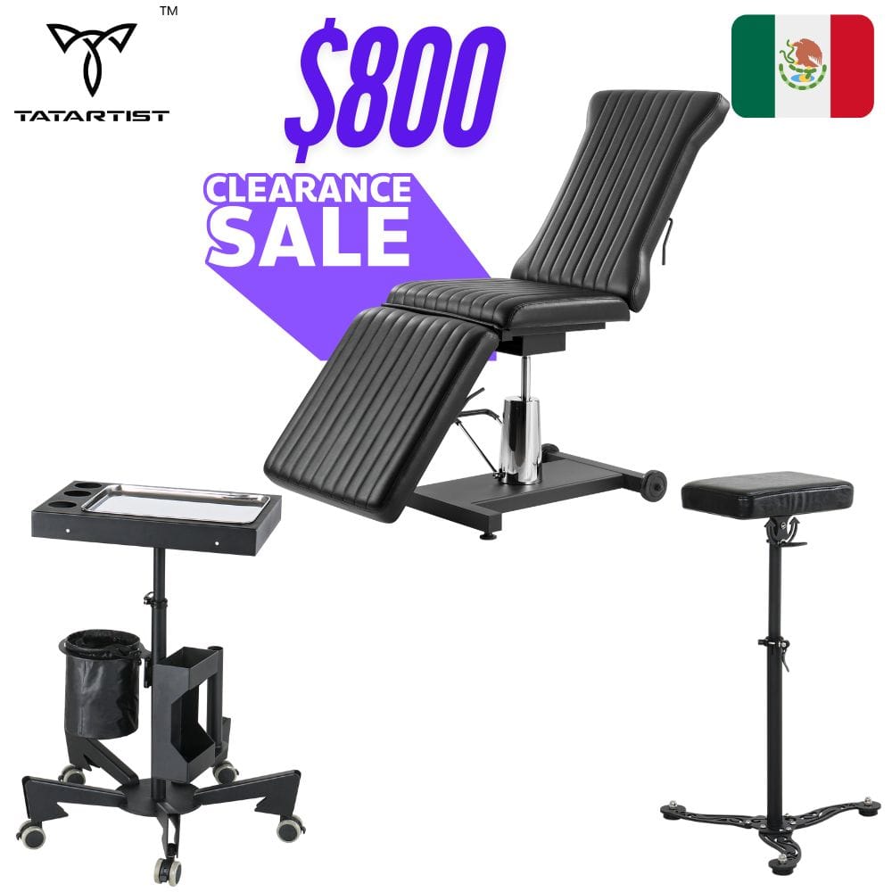 【Mexico】Clearance sale TA-TC-12 hydraulic tattoo bed combo