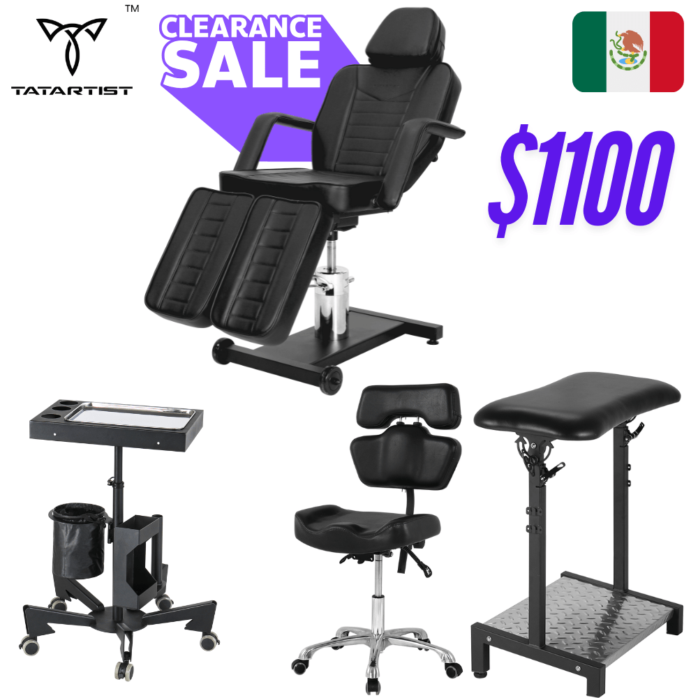 【MX】Clearance sale TA-TC-04 PRO tattoo chair combo