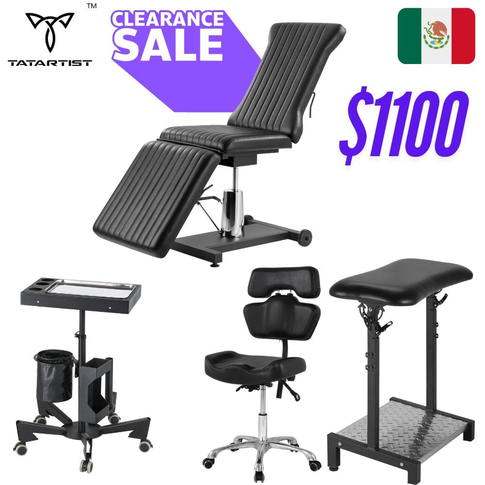 【Mexico】Clearance sale TA-TC-12 hydraulic tattoo bed combo