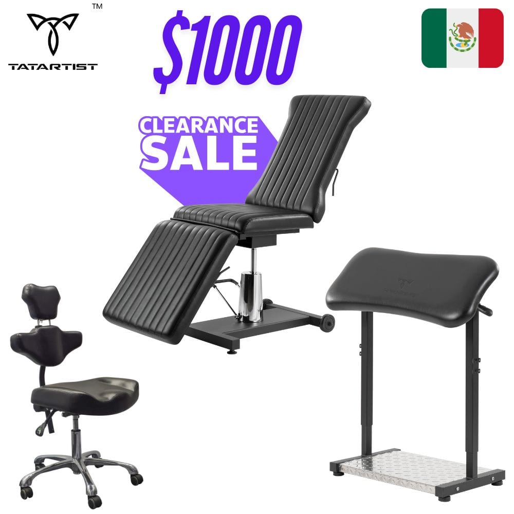 【Mexico】Clearance sale TA-TC-12 hydraulic tattoo bed combo