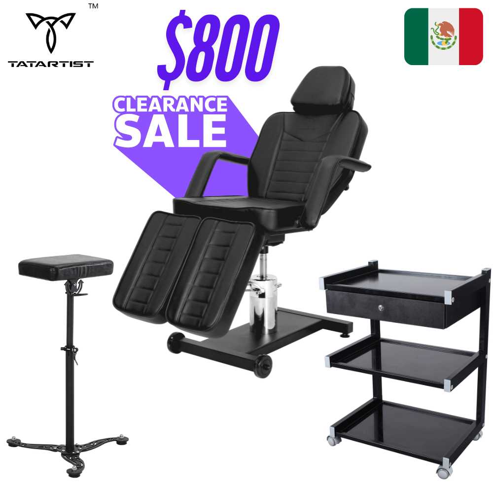 【MX】Clearance sale TA-TC-04 PRO tattoo chair combo