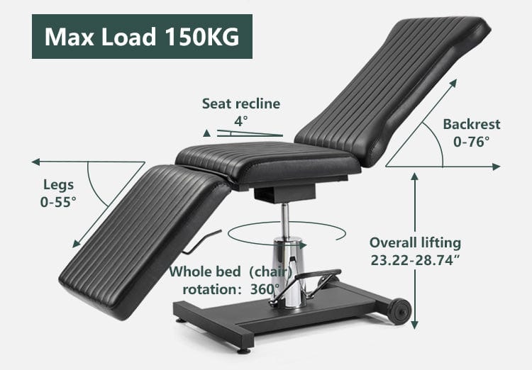 Cheap Portable Folding Adjustable Tattoo Chair Massage Table Beauty Facial  Chair Spa Massage Bed made in China  Massage bed Spa massage bed Massage  table